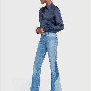 FRAME Le High Flare Kingsley High Rise Denim Jeans NWT Size 27